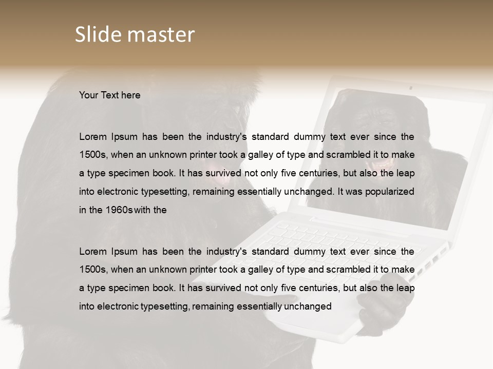 Thinking Smartness Experience PowerPoint Template