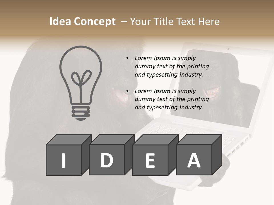 Thinking Smartness Experience PowerPoint Template