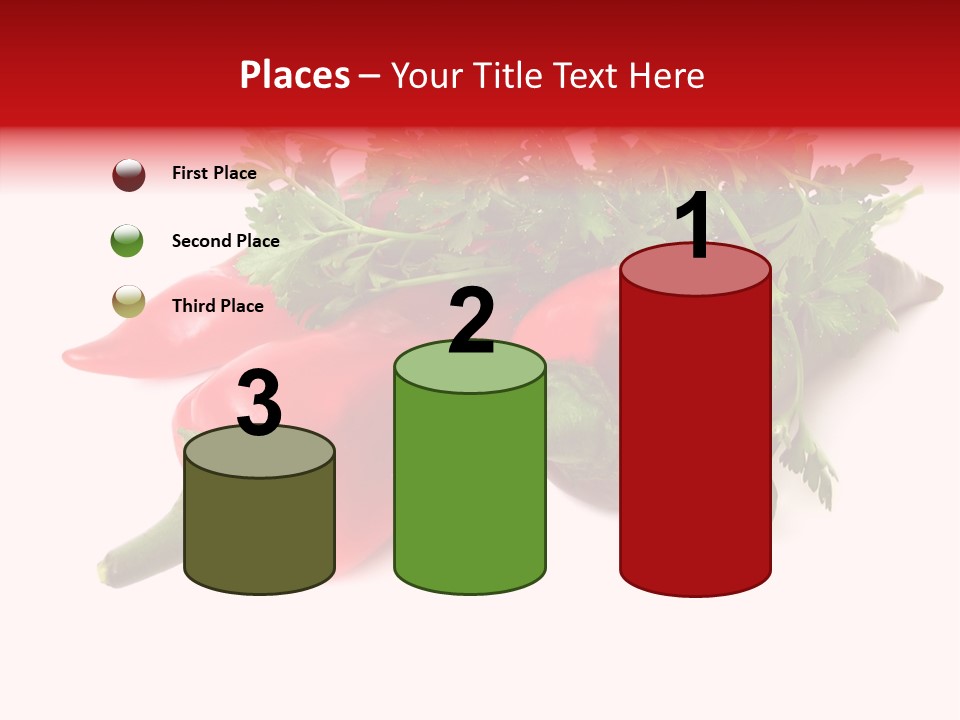 Salad Raw Parsley PowerPoint Template