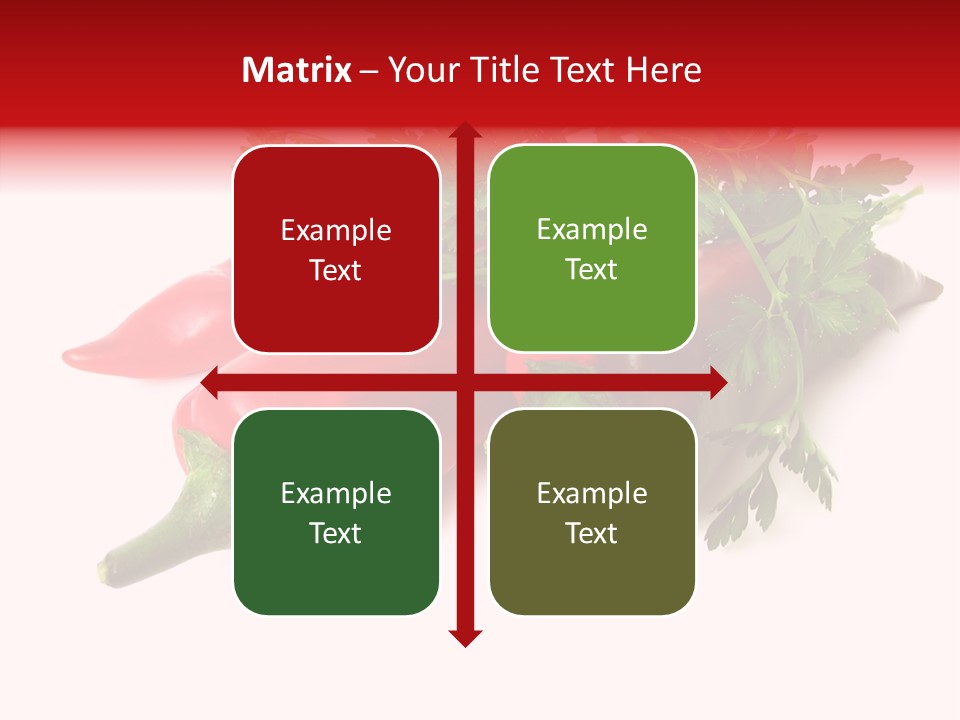 Salad Raw Parsley PowerPoint Template