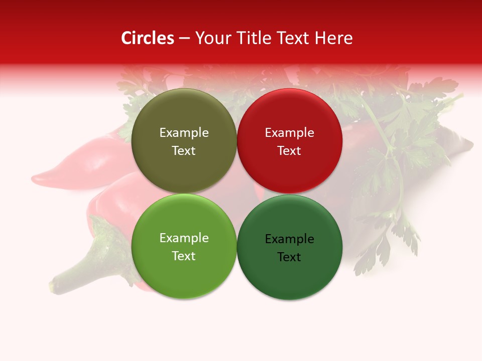 Salad Raw Parsley PowerPoint Template