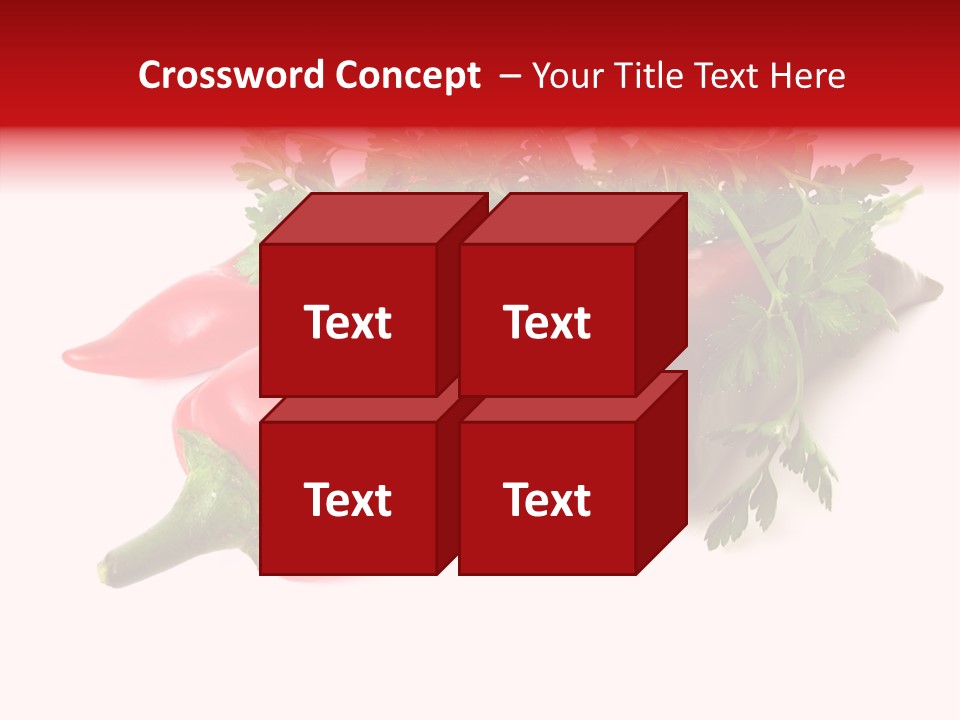 Salad Raw Parsley PowerPoint Template