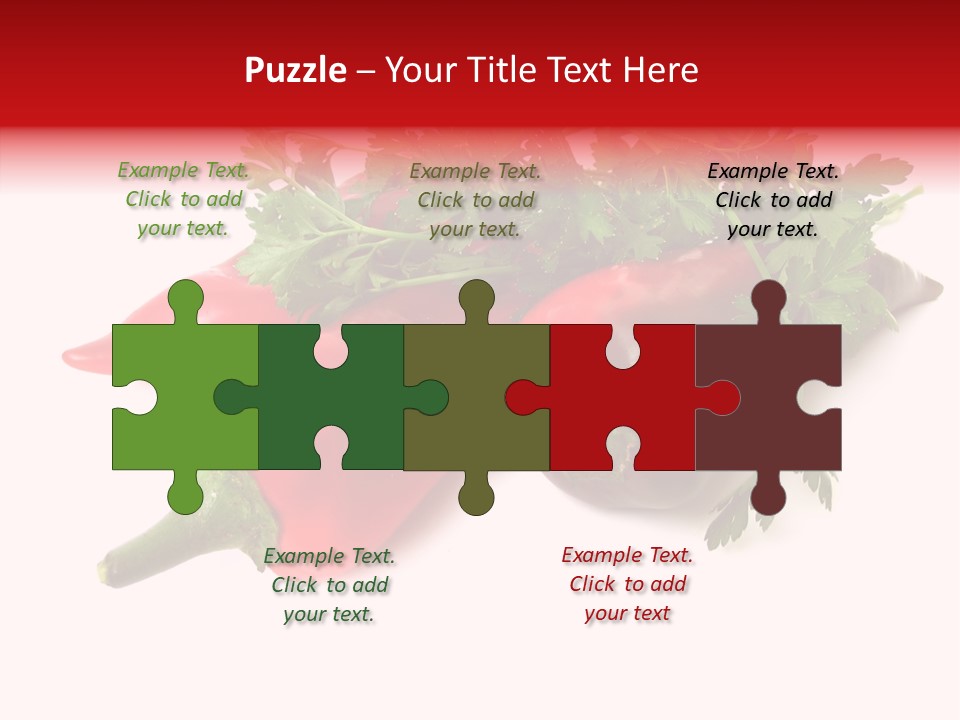 Salad Raw Parsley PowerPoint Template