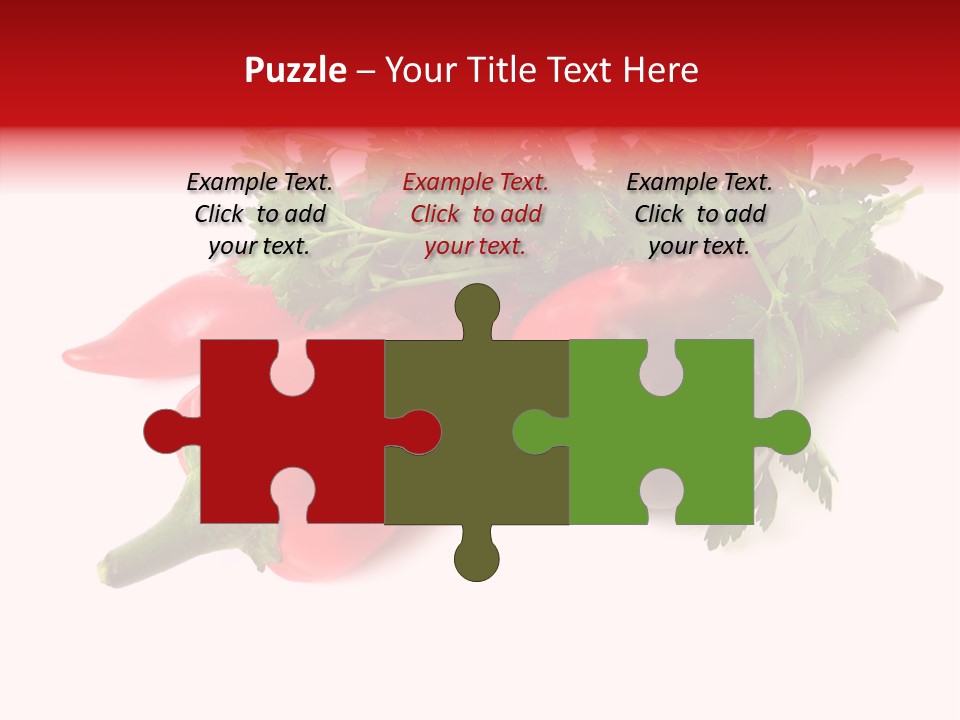 Salad Raw Parsley PowerPoint Template