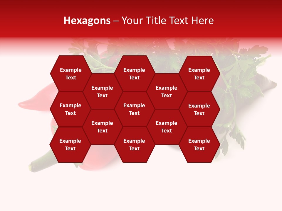 Salad Raw Parsley PowerPoint Template