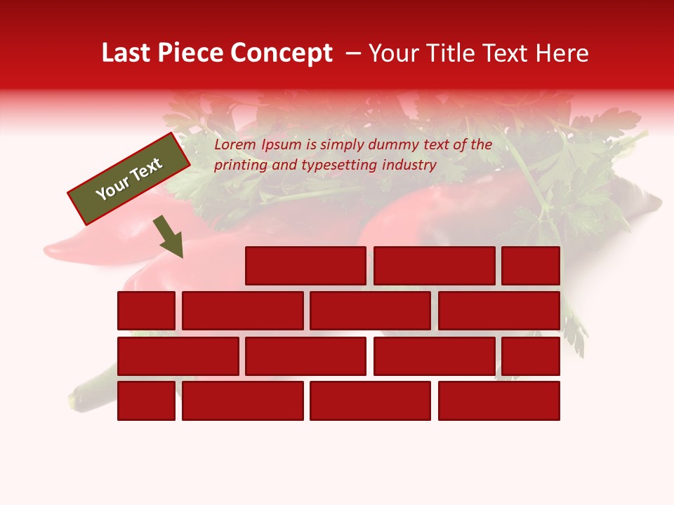 Salad Raw Parsley PowerPoint Template