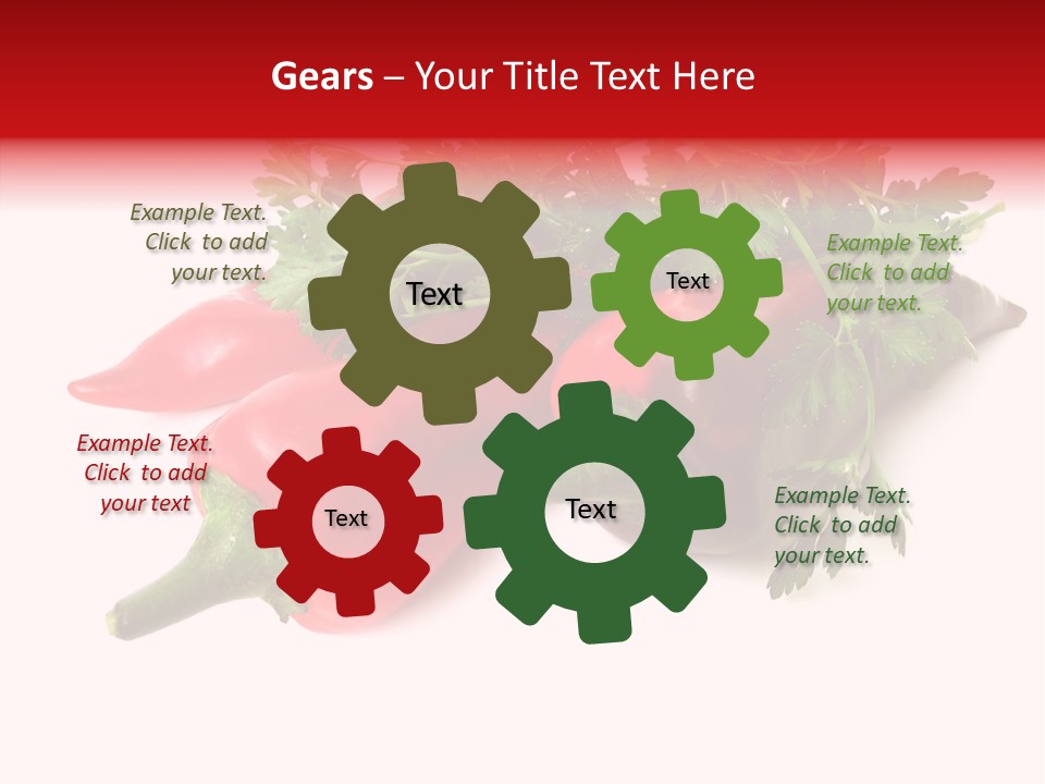 Salad Raw Parsley PowerPoint Template