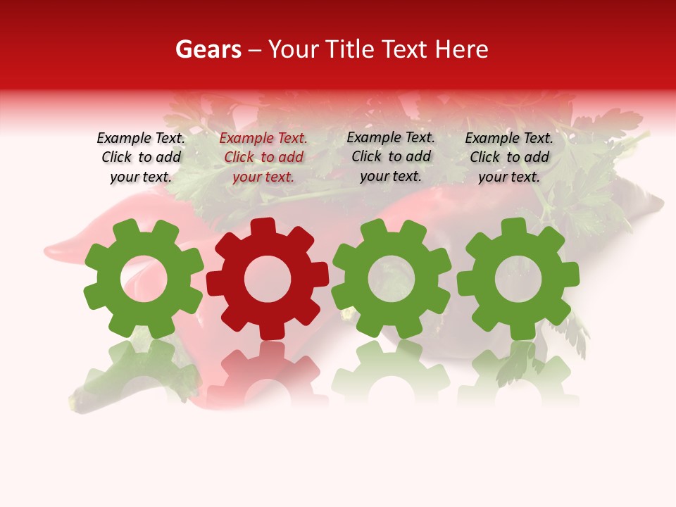 Salad Raw Parsley PowerPoint Template