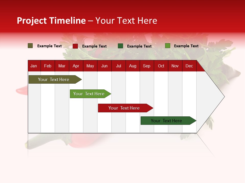 Salad Raw Parsley PowerPoint Template