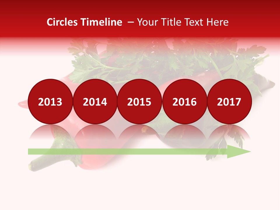 Salad Raw Parsley PowerPoint Template