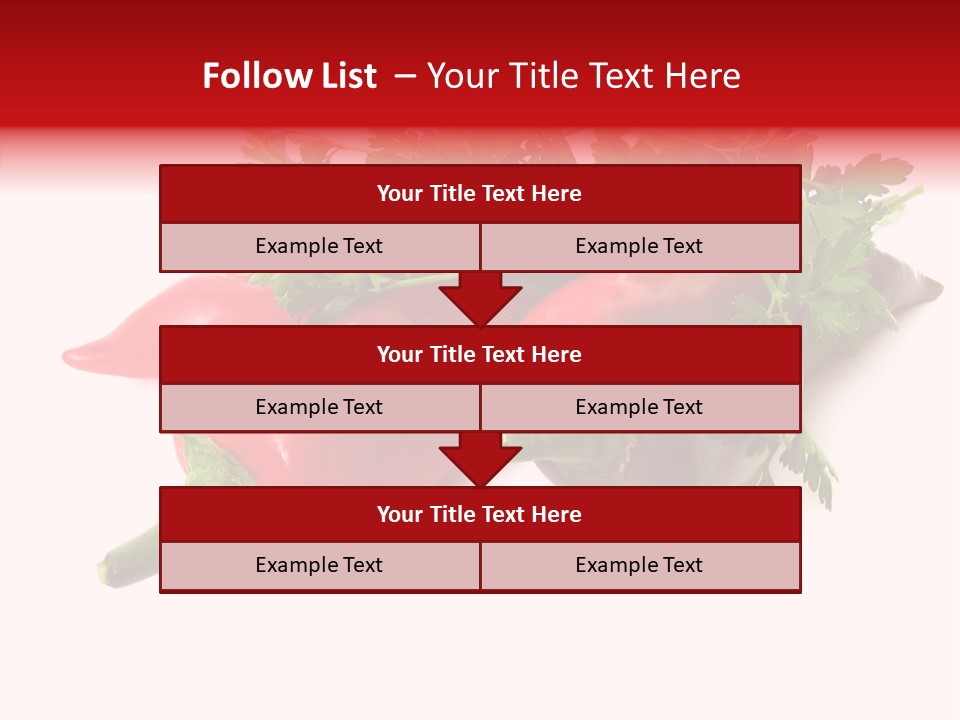 Salad Raw Parsley PowerPoint Template