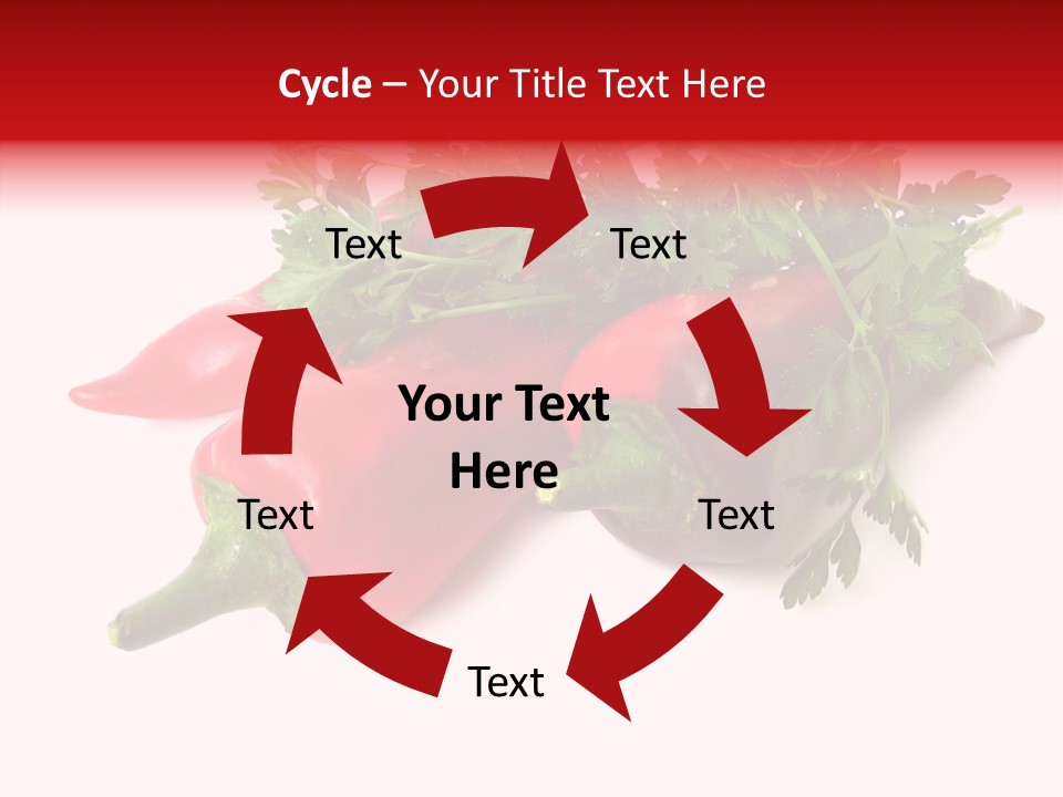 Salad Raw Parsley PowerPoint Template