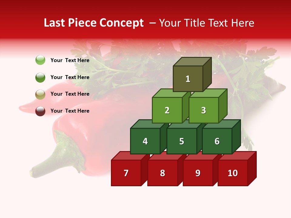 Salad Raw Parsley PowerPoint Template