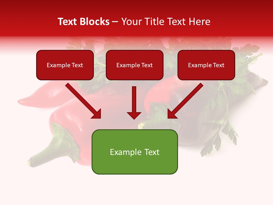 Salad Raw Parsley PowerPoint Template