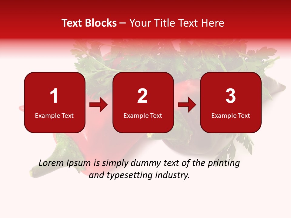 Salad Raw Parsley PowerPoint Template