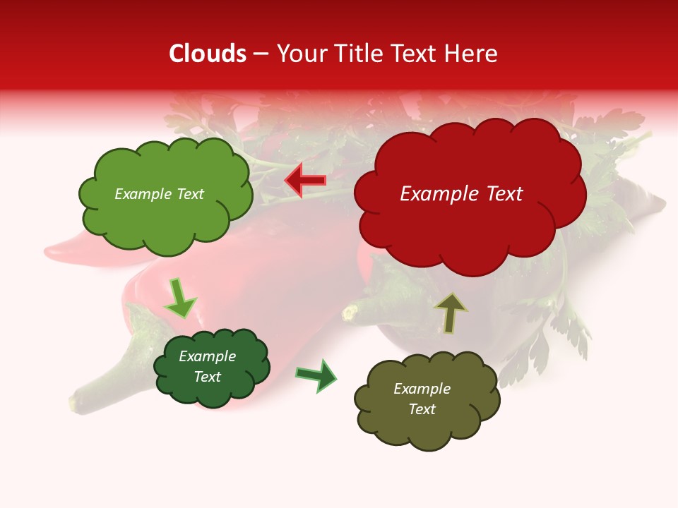 Salad Raw Parsley PowerPoint Template