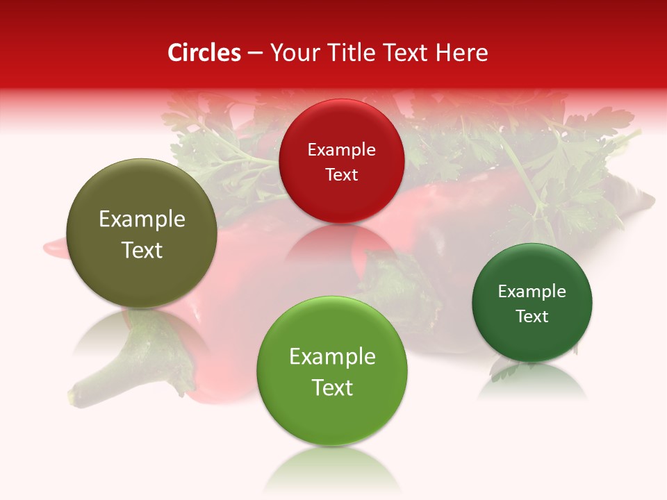 Salad Raw Parsley PowerPoint Template