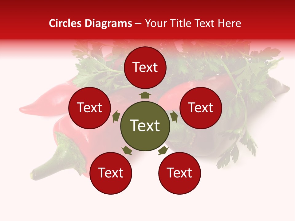 Salad Raw Parsley PowerPoint Template
