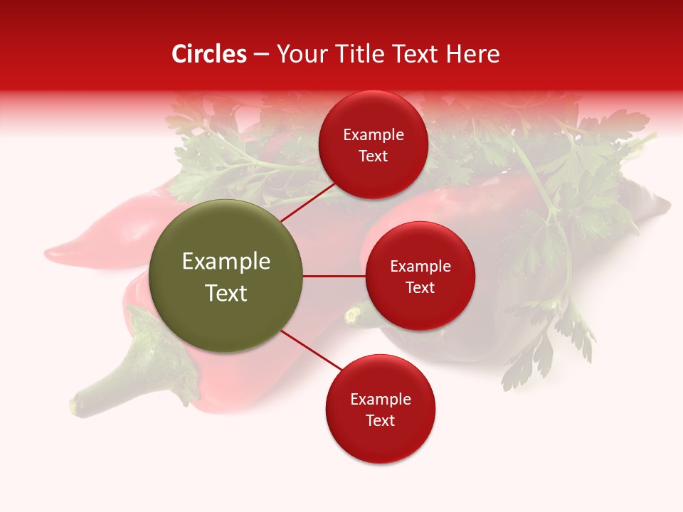 Salad Raw Parsley PowerPoint Template