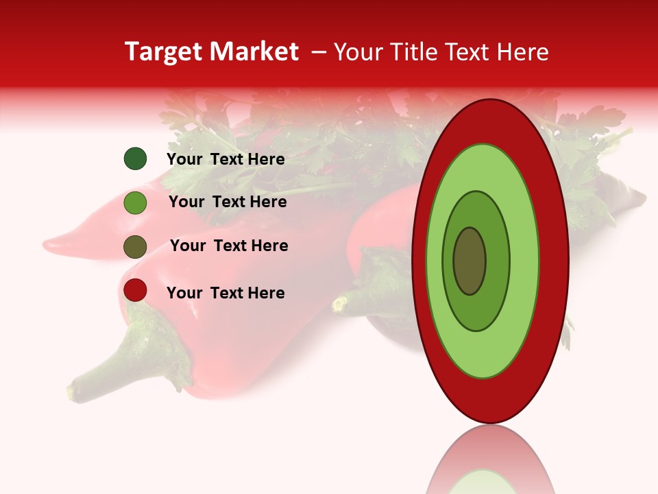 Salad Raw Parsley PowerPoint Template