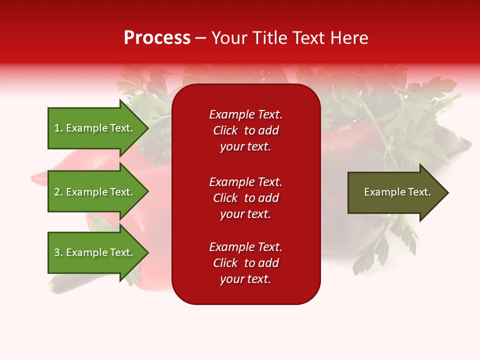 Salad Raw Parsley PowerPoint Template