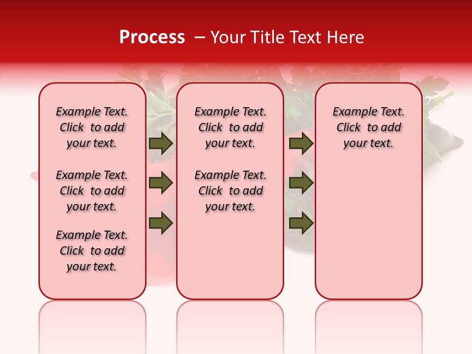 Salad Raw Parsley PowerPoint Template