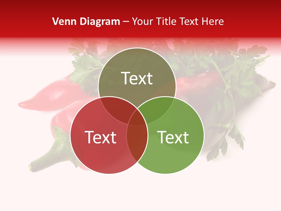 Salad Raw Parsley PowerPoint Template