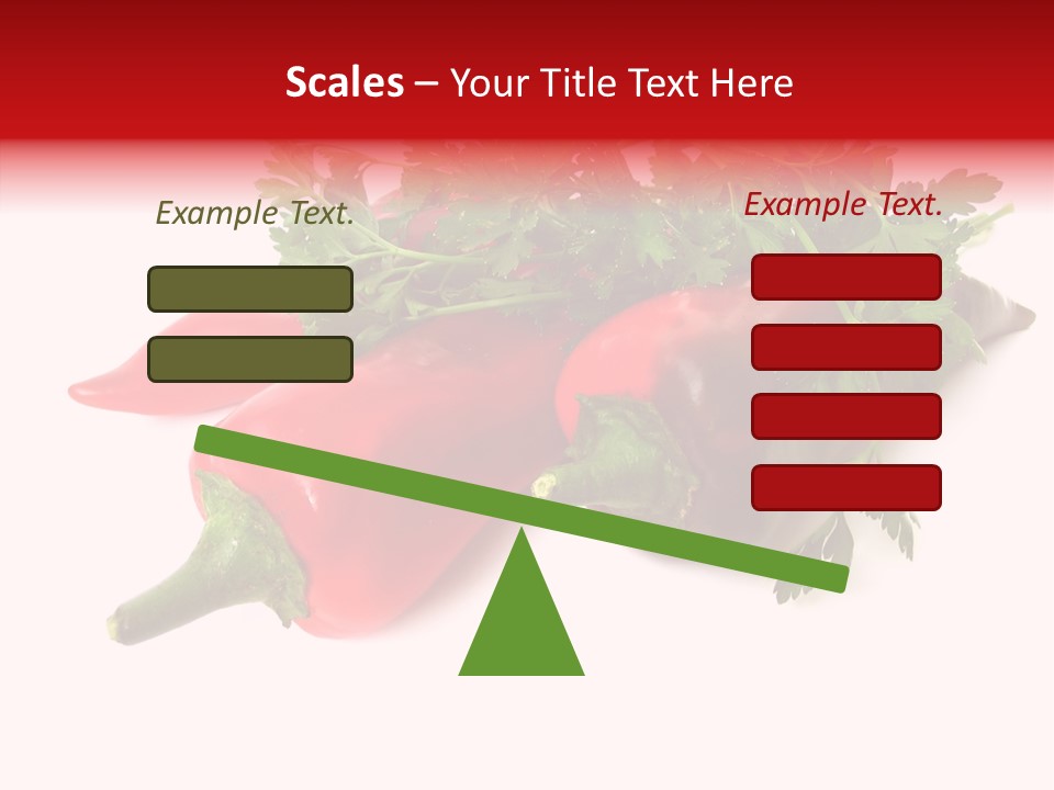 Salad Raw Parsley PowerPoint Template