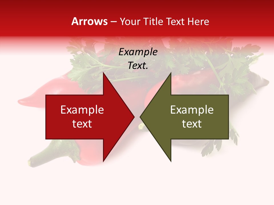 Salad Raw Parsley PowerPoint Template