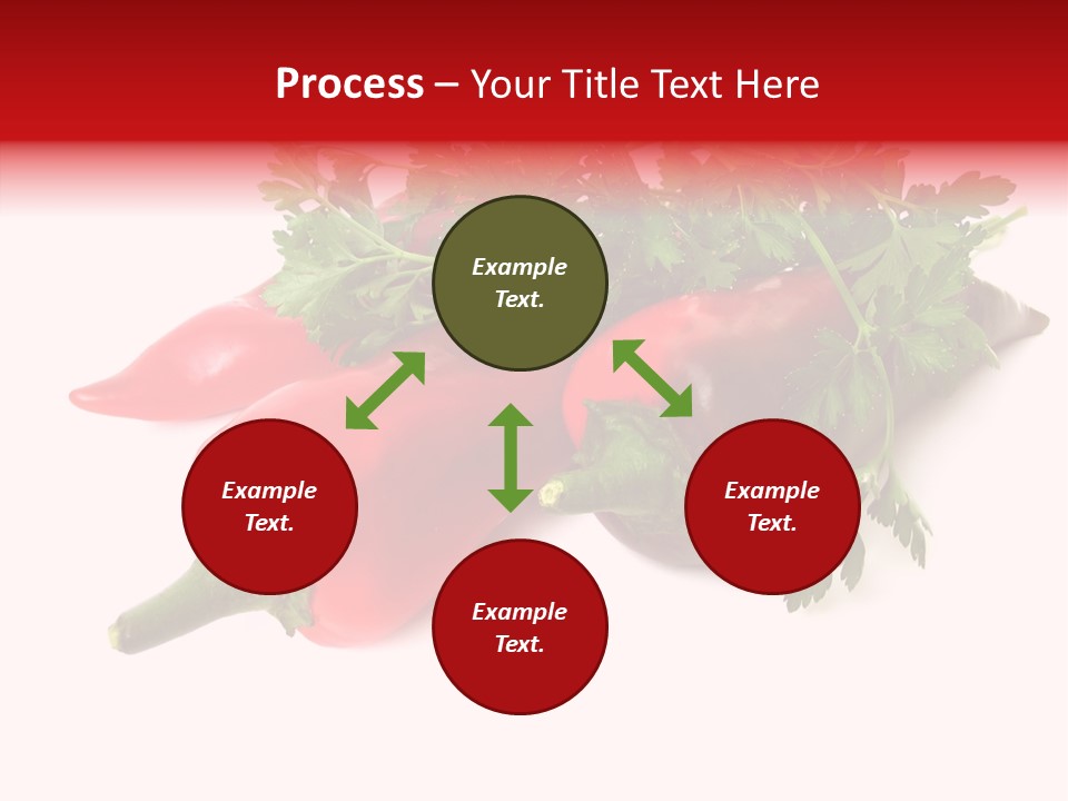 Salad Raw Parsley PowerPoint Template