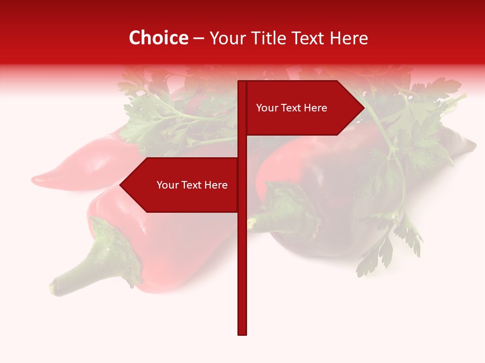 Salad Raw Parsley PowerPoint Template