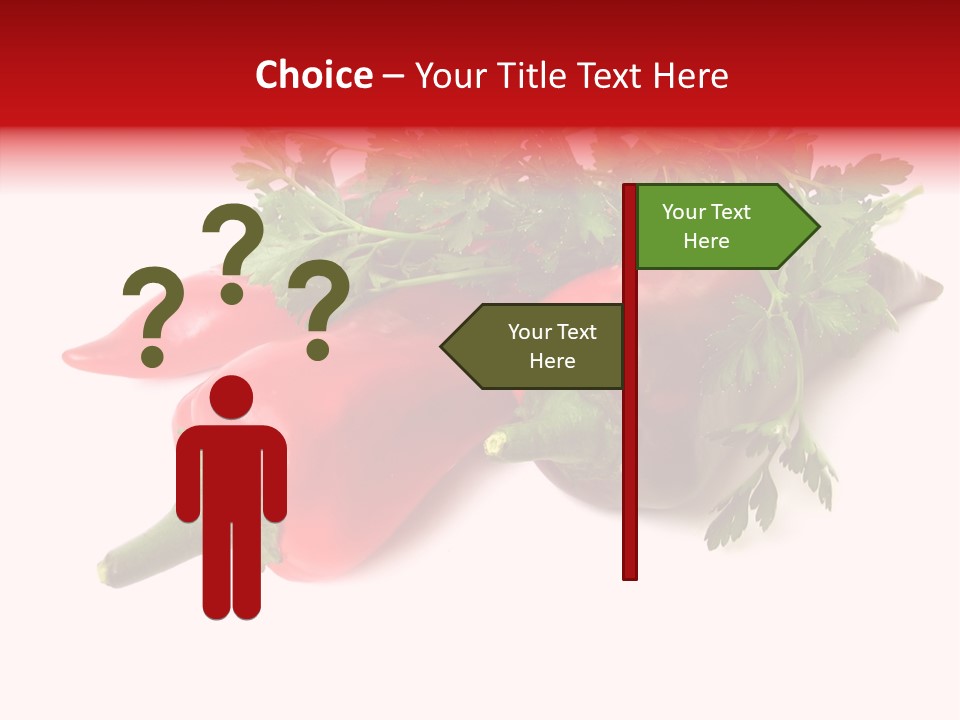 Salad Raw Parsley PowerPoint Template