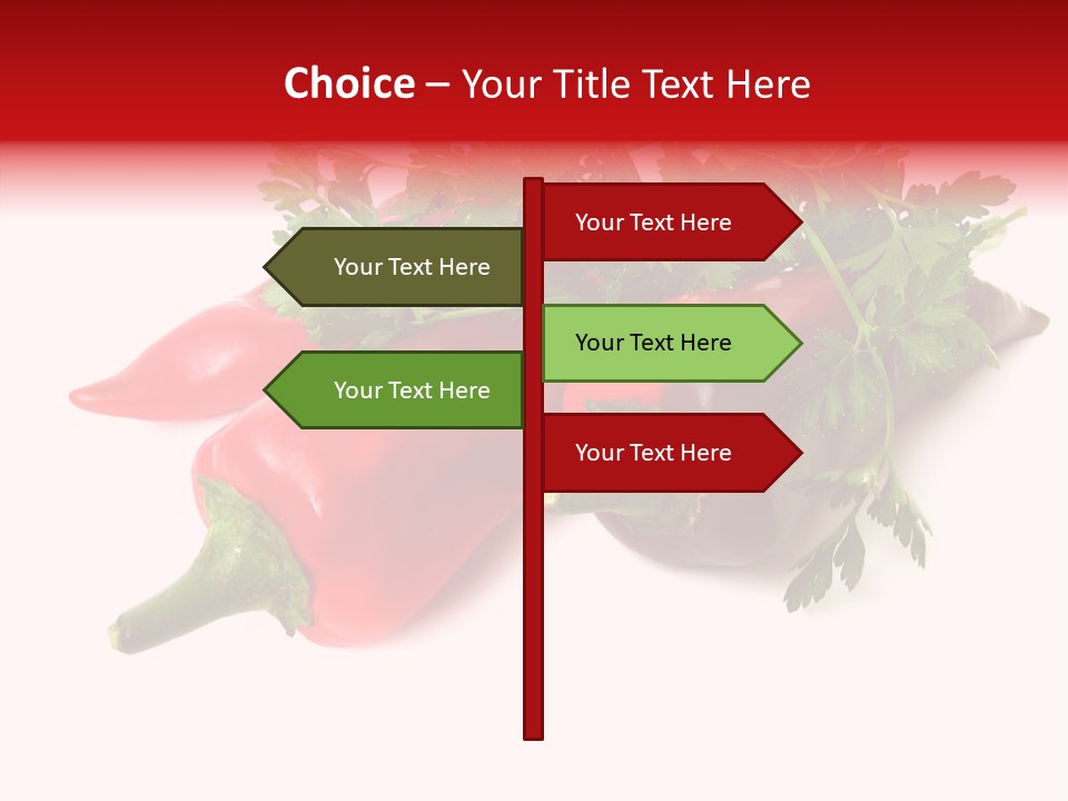 Salad Raw Parsley PowerPoint Template