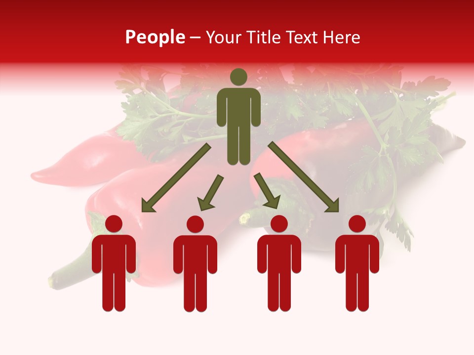 Salad Raw Parsley PowerPoint Template
