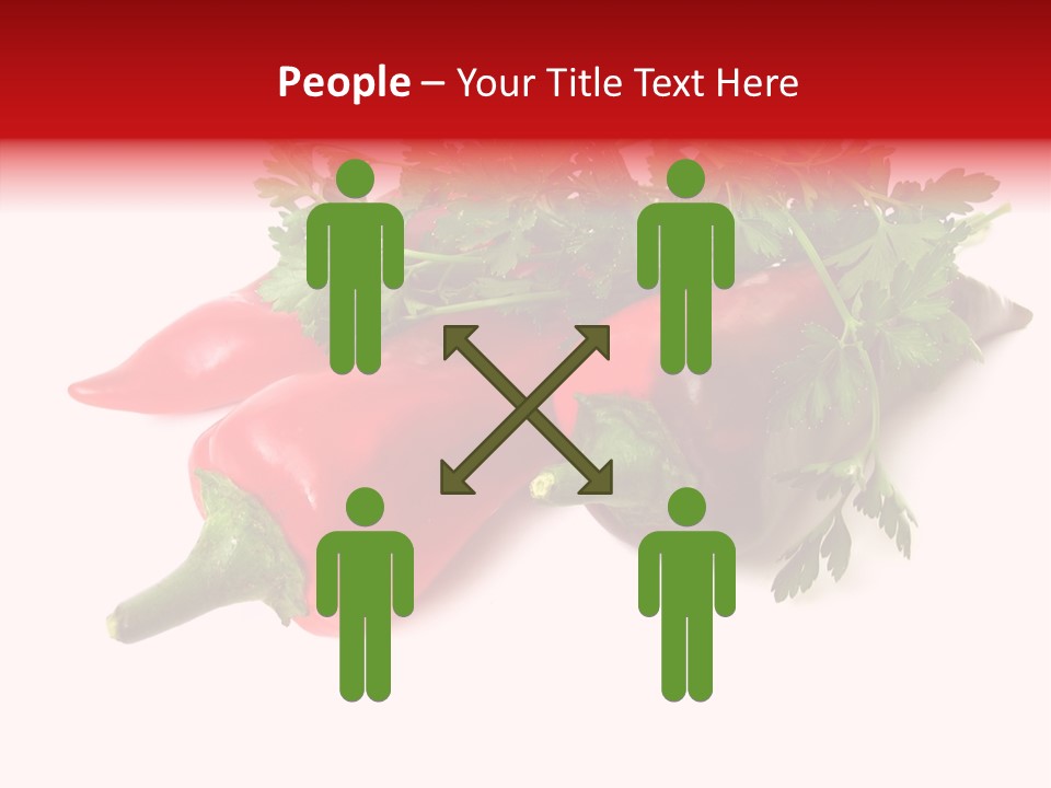 Salad Raw Parsley PowerPoint Template