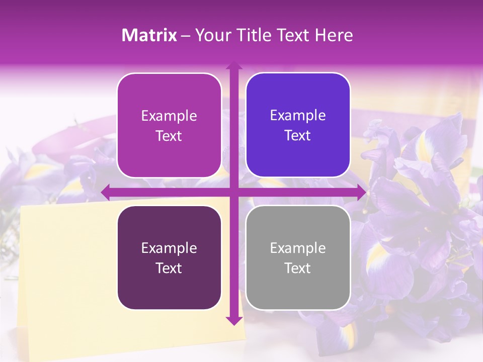 Holiday Ribbon Card PowerPoint Template