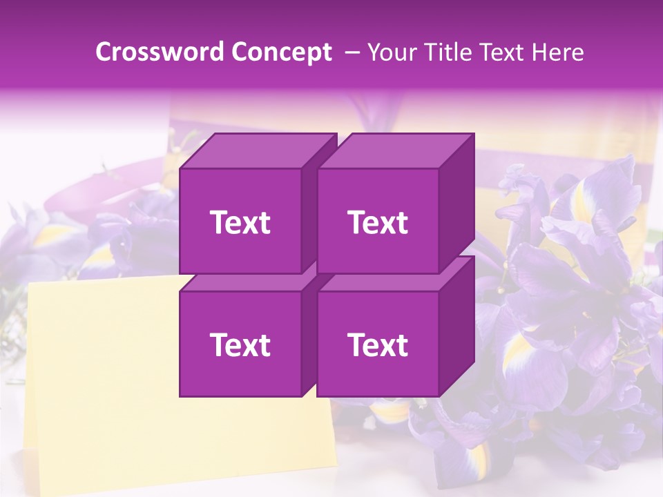 Holiday Ribbon Card PowerPoint Template