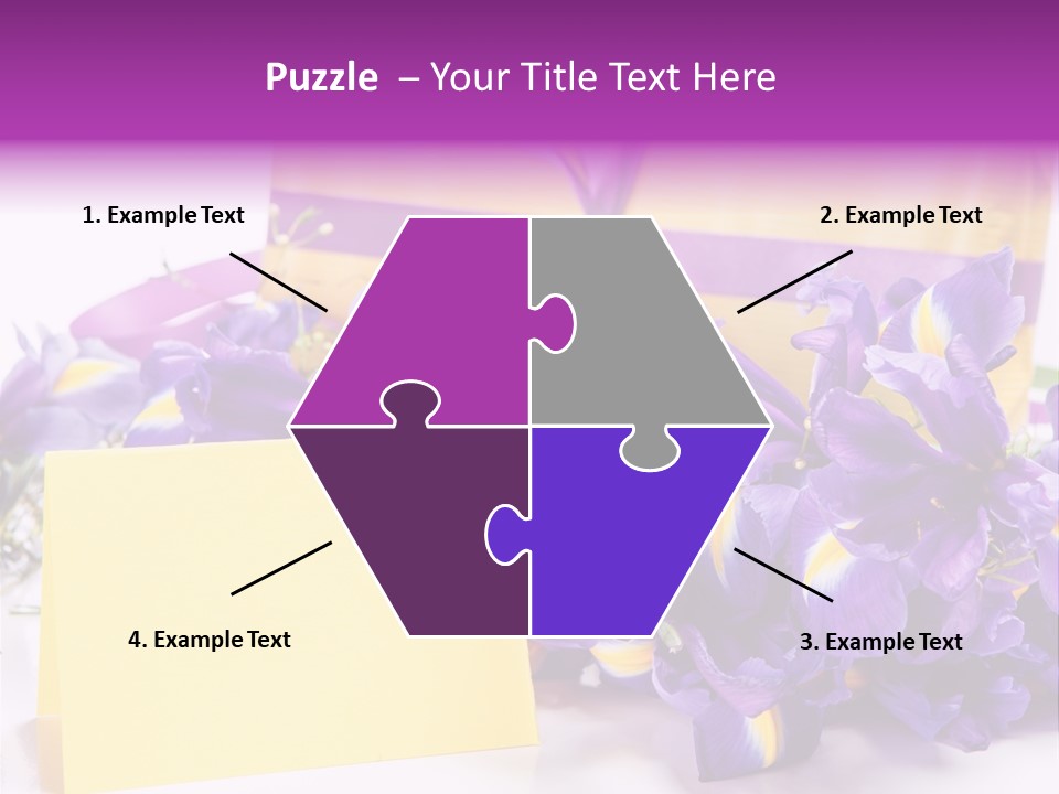 Holiday Ribbon Card PowerPoint Template