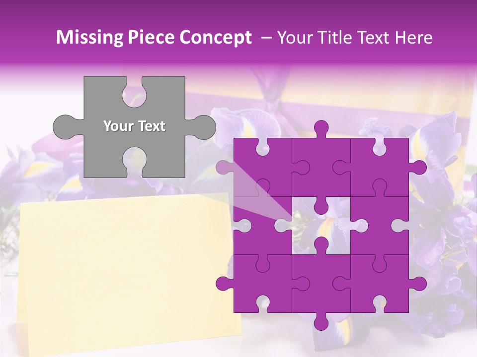 Holiday Ribbon Card PowerPoint Template