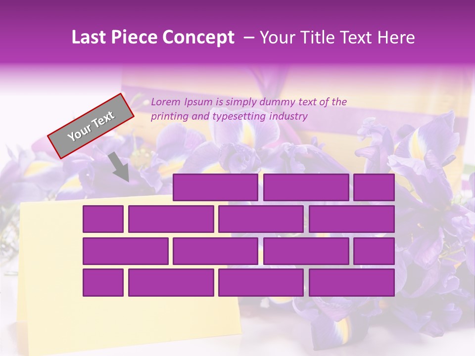 Holiday Ribbon Card PowerPoint Template