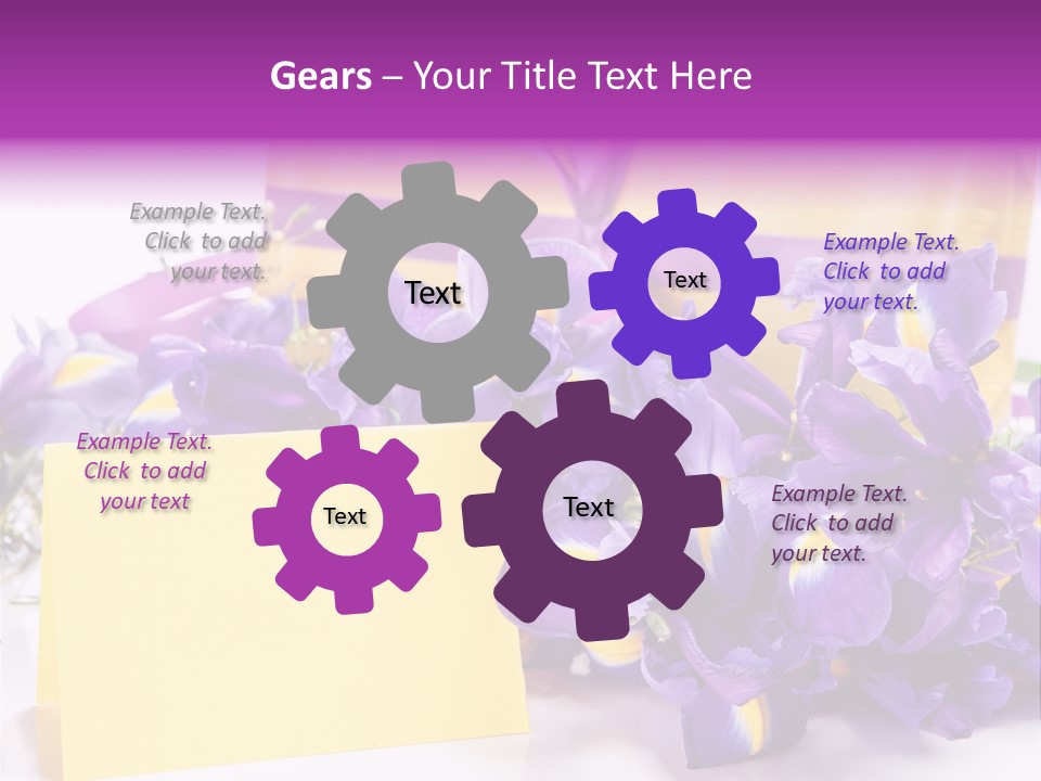 Holiday Ribbon Card PowerPoint Template