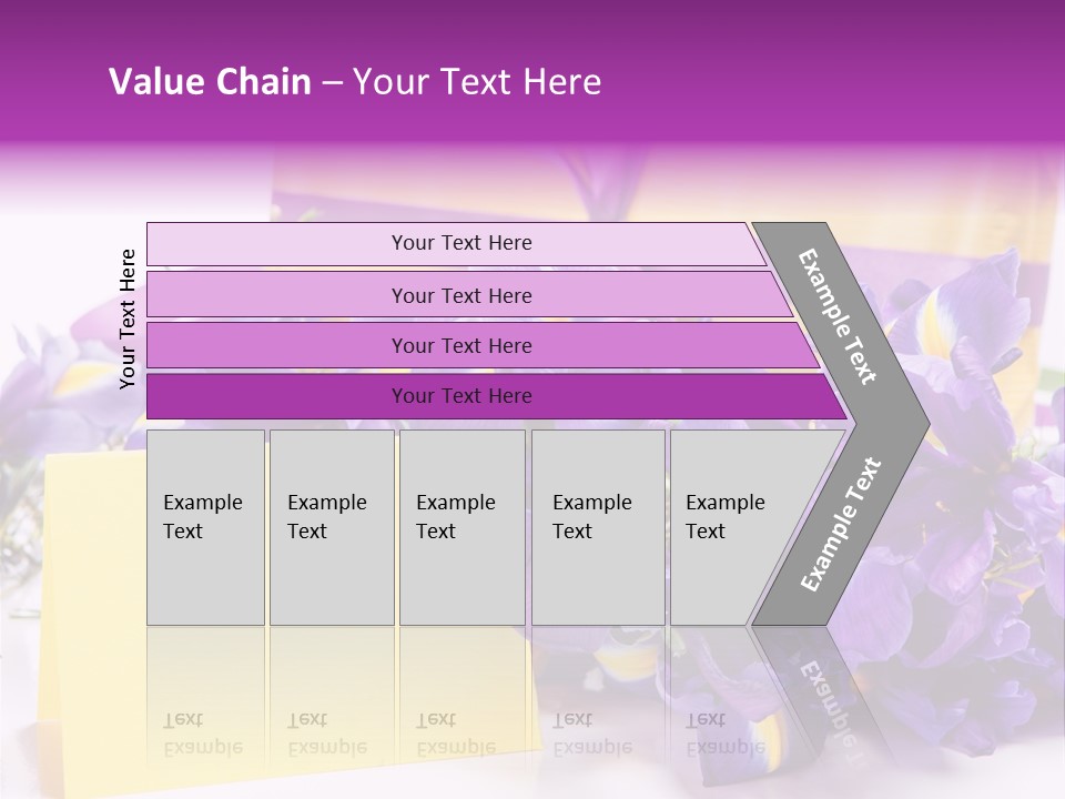 Holiday Ribbon Card PowerPoint Template