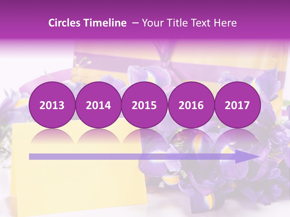 Holiday Ribbon Card PowerPoint Template