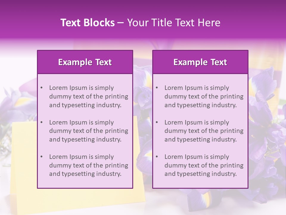 Holiday Ribbon Card PowerPoint Template