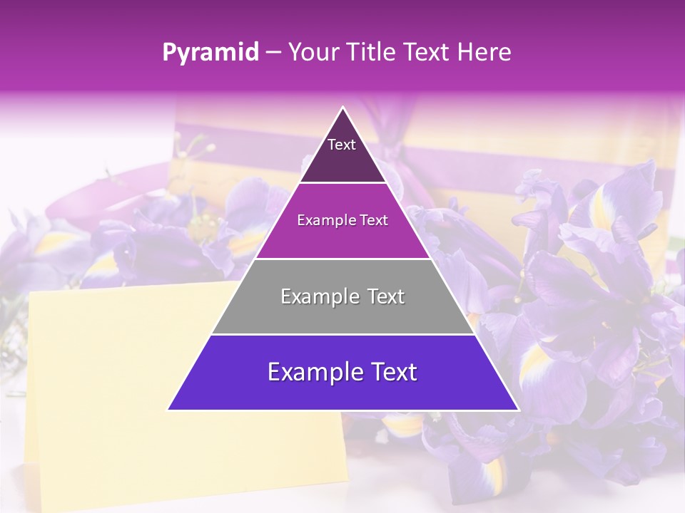 Holiday Ribbon Card PowerPoint Template