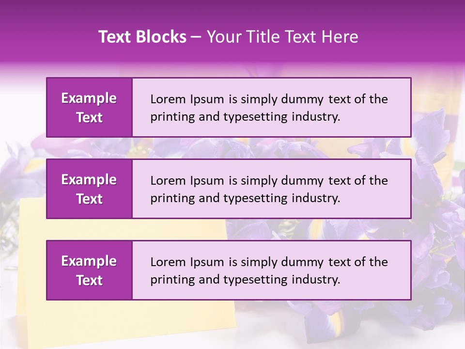 Holiday Ribbon Card PowerPoint Template