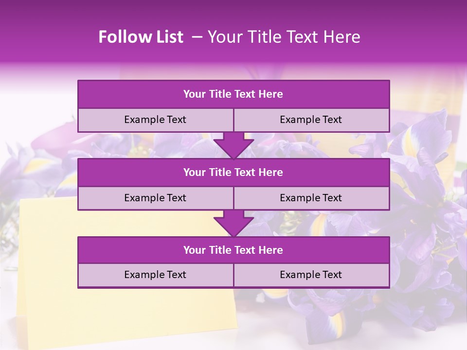 Holiday Ribbon Card PowerPoint Template