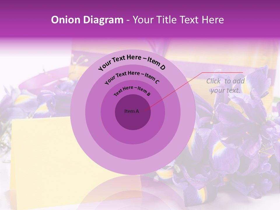 Holiday Ribbon Card PowerPoint Template