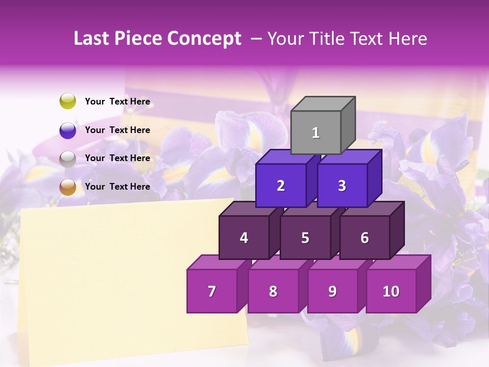 Holiday Ribbon Card PowerPoint Template