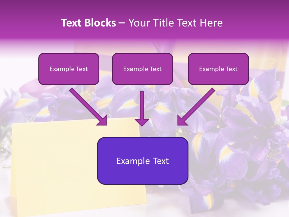 Holiday Ribbon Card PowerPoint Template